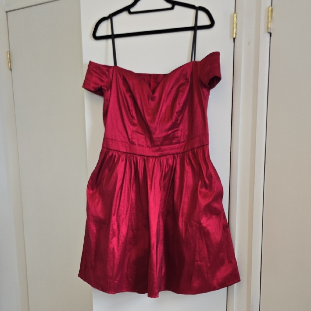 B Darlin Vibrant Red Dress